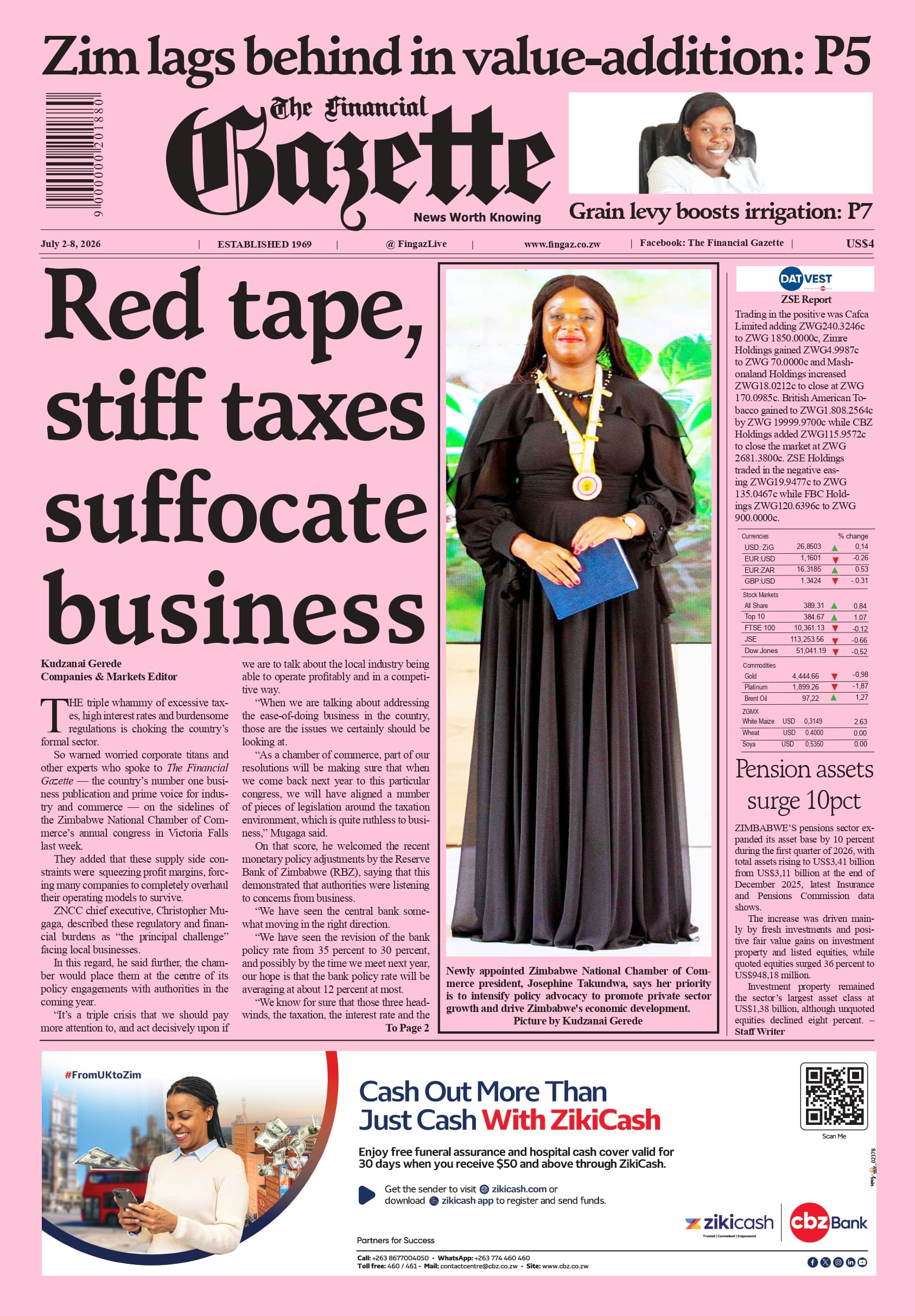Thursday 2 July 2026